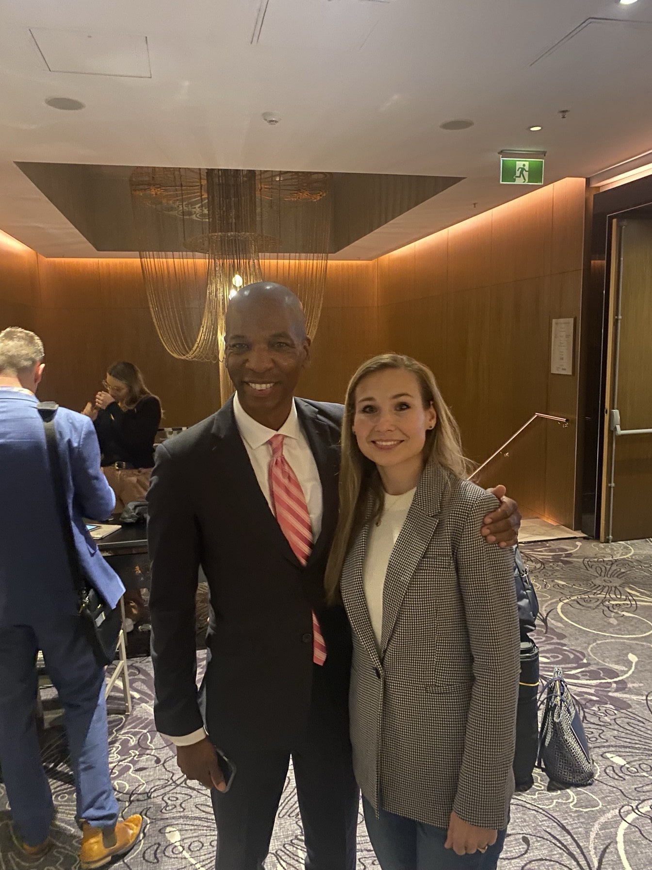 Sarka with Reggie Batts